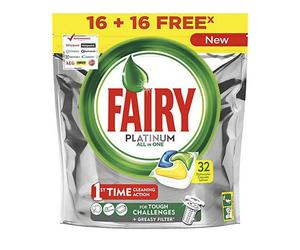 Dishwasher lozenges Fairy All in 1 Platinum Fresh (24 Units)