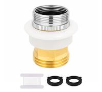 Dishwasher Machine Tap Adapter, Portable Tap Adapter 15/16-27m or 55/64-27F, Portable Washing Machine Tap Adapter, Quick Connect to 3/4" Male Sink