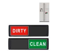 Dishwasher Magnet - Clean Dirty Magnet | Kitchen Dish Washer Refrigerator, Strong Magnetic Adhesive Sticker Reminder Tells Whether Dishes Clean Or Dirty - NonScratch Easy Read And Slide Indicator