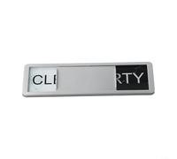 Dishwasher Magnet Clean or Dirty Sign with Strong Magnet, Metal Design for Reliable and Scratch Attachment on Dishwasher Door (B)