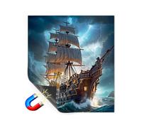 Dishwasher Magnet Cover - 26 * 23" Waterproof Scenic Landscape Magnetic Sticker Garden Forest Town Lighthouse Cabin Decorative Kitchen Appliance Panel Wrap for Home Use (#2)