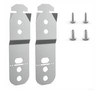 Dishwasher Mounting Bracket 619985 AP4538351, Stainless Steel Replacement Parts for Dishwasher Installation, Includes 2 Brackets and 4 Screws
