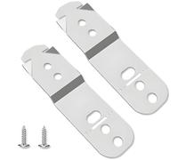 Dishwasher Mounting Bracket Kit for Bosch Dishwashers - 2-Pack Stainless Steel Anti-Tip Brackets with 2 Screws, Replaces 619985 00619985 00605007 00628371 628371 605007 AP4538351 AH3478789 EA347878