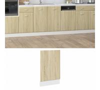 vidaXL Dishwasher Panel Lyon Sonoma Oak 45x3x67 cm Engineered Wood, Brown
