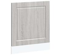 Dishwasher Panel Porto Grey Sonoma Engineered Wood Kitchen Panel 60x1.5x67 cm for Dishwasher Protection