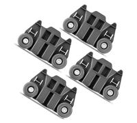 Dishwasher Rack Roller W10195417, Compatible For Kitchenaid, Compatible For Whirlpool, Compatible For Kenmore, Dishwasher Wheels Lower Rack(4 pcs)