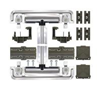 Dishwasher Rack Upgrade Kit Adjuster Set W10712395 Replacement Parts Wholesale Electrical,Compatible With Whirlpool Kenmore