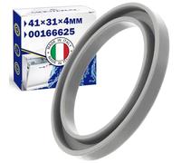 Dishwasher Rinse Aid Rubber Gasket 41x31x4 mm with the Original Code 00166625 166625 for Bosch for Siemens - MADE IN ITALY - Warranty 10 Years - MONTERAL