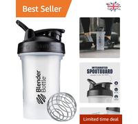 Dishwasher Safe Classic V2 Shaker Bottle, Effortless Protein Mixing, 590ml