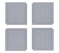 Dishwasher Safe Draining Mat 4pcs Easy Clean | Space-saving fold, compact storage, fits in drawers, for ideal for small kitchens, for rvs, and campervans