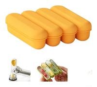 Dishwasher-Safe Silicone Ice For MOLD for Creating Uniform Long Ice Bars Suitable for Drinks Cocktails and Portion-Controlled Freezing (Yellow)