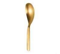 Dishwasher Safe Square Spoon 304 Steel Silver(Gold)