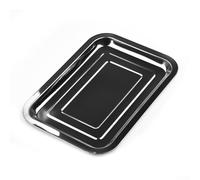 Dishwasher Safe Stainless Steel Rectangle Baking Sheet Designed For Effortless Clean Up (32 * 22 * 2cm)