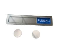 Dishwasher Statuses Magnet with 3 Indicators, Silver | Easy to Slide 3 Option Clean Dirty Running Sign, Practical Tool for Kitchen Organization, Home and Business Use