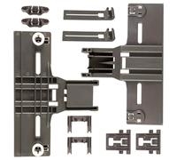 Dishwasher Top Rack Adjuster Part Kit Compatible with Whirlpool Kenmore Dishwasher W10350376 W10195840 W10195839