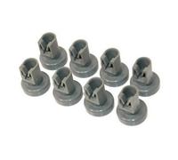 Dishwasher Upper Basket Wheel Grey (Pack Of 8) For Aeg, Electrolux, Moffat, Tricity, Bendix, Zanussi