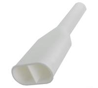 Dishwasher Waste Pipe Connector 280mm White Dual Head Drain Hose Adapter with Anti Overflow Valve for Washing Machine Sink Trap Bathroom Flexible Repair Coupling