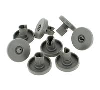 Dishwasher Wheels Kit Lower Basket 8 Pieces Compatible with Rex Electrolux -50286965004