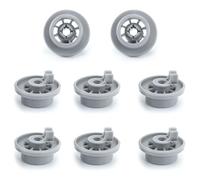 Dishwasher Wheels Lower Basket: 8Pcs Lower Basket Replacement for Bosch/Kenmore/Gaggenau/Thermador - Universal Cutlery Basket/Part 165314/ AP2802428/ PS3439123
