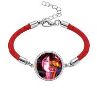 Disillusionment Abstracy Art Lucky Red String Bracelet Rope Bracelet Handmade