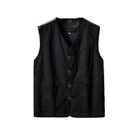 Disimlarl Mens Photographer Vest Male Mesh Big Pocket Gilet Jackets Black 8XL