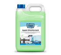 Disinfectant Concentrate Liquid - Multi Surface All Purpose - Antibacterial - Antiviral - EN1276 | Use in Kennels, Toilets, Kitchen, Office, Astro Turf & Many More Other Surfaces (5L, Apple)