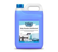 Disinfectant Concentrate Liquid - Multi Surface All Purpose - Antibacterial - Antiviral - EN1276 | Use in Kennels, Toilets, Kitchen, Office, Astro Turf & Many More Other Surfaces (5L, Baby Powder)