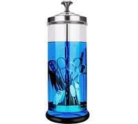Disinfectant Sterilizer Jar - Durable Glass for Nail Tools and BarberShop Hair Stylist Tools (50 Oz /1500ml)