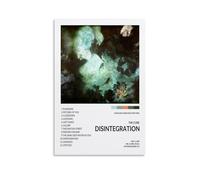 Disintegration by The Cure Poster Wall Art Canvas Retro Art Posters Background Wall Decoration Office Decoration Painting for Living Room Bed Room 24x36inch(60x90cm) Unframe-style