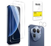 Dision Screen Protector Compatible with Realme GT 8 Pro [2 Pack] +Camera Lens Protector [2 Pack] [HD Clear,Multiple Defense Technology] Tempered Glass