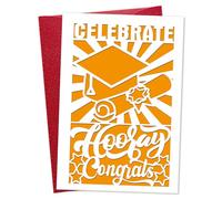 DISJOURNEY Graduation Card - Congratulations Gifts Card with Envelope for Son Daughter Grandson Granddaughter - Dreams Must Be Chased