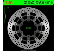 Disk Brake NG Brakes Round Floating (Centre IN Aluminium)