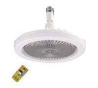 Dislsokrhov Bayonet Fitting Ceiling Fans With Lights And Remote Standing For Bedroom Metal Ceiling Fan With Light Closed Thin Ceiling Hidden Electric Universal Joint Lamp Holder Family Summer Gift