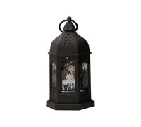 Dislsokrhov Outdoor Halloween Lights Spider Web Spider Solar Lights Halloween Lantern Halloween Decoration Flameless Candle Hanging Battery Available Flame Led Candles for Indoor and Outdoor Use