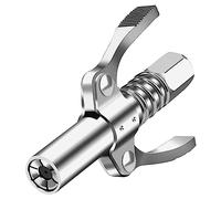 Disnace Grease Gun Mouthpiece, G Coupler for Grease Gun Double Handle Grease Gun Coupling Mouthpiece Coupling Grease Gun for Grease Nipple Universal 10000 PSI Suitable for All Types of Grease Guns