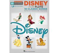 Easy Instrumental Play Along Disney Flute Book With Audio Download (Hal Leonard Easy Instrumental Play-Along) (Includes Online Access Code): Easy Instrumental Play-Along - Flute