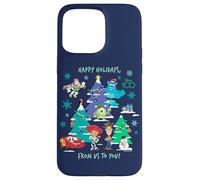 Disney 100 and Pixar Christmas Happy Holidays from Us to You Case for iPhone 15 Pro Max