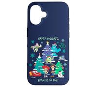 Disney 100 and Pixar Christmas Happy Holidays from Us to You Case for iPhone 16