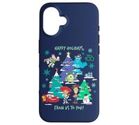 Disney 100 and Pixar Christmas Happy Holidays from Us to You Case for iPhone 16