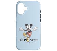 Disney 100 Anniversary Mickey Mouse D100 Quote Happiness Case for iPhone 16