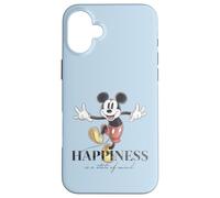Disney 100 Anniversary Mickey Mouse D100 Quote Happiness Case for iPhone 16 Plus