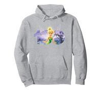 Disney 100 Anniversary Peter Pan Tinker Bell D100 Pullover Hoodie, Adult Unisex, Heather Grey, XX-Large
