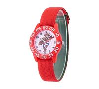 Disney 100 - Children's Analogue Quartz Watch and Nylon Strap, Red - Red - Strap, Red -, strip