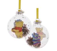 Disney 100 - Christmas Glass Bauble - Winnie Pooh