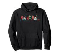 Disney 100 Mickey Minnie Pluto Christmas Holiday Ho Ho Ho Pullover Hoodie
