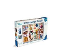 Disney 100-Piece Multicharacter Jigsaw Puzzle With Xxl Large Pieces One Colour