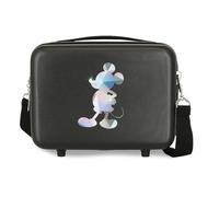 Disney 100 Special Shine Mickey Silver Suitcase, Metallic Silver, One Size, Travel Toiletry Bag