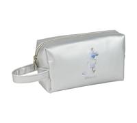 Disney 100 Toiletry Bag - Silver - 21 x 11 x 7 cm - Large Storage Capacity - Multicomposition - Zip Closure - Original Product Designed in Spain, Multicoloured, Disney 100 Travel Toilet Bag Handles