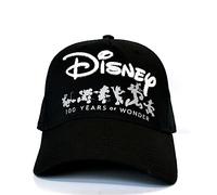Disney 100 Years of Wonder Baseball Cap, Black, Black