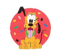 Disney 100th Anniversary Pluto Mini Wooden Puzzles, My First Puzzles, Jigsaw Puzzle Games, Montessori Educational Toys For 1 Year Old + Toddler - Official Licensed Disney Gifts by Orange Tree Toys